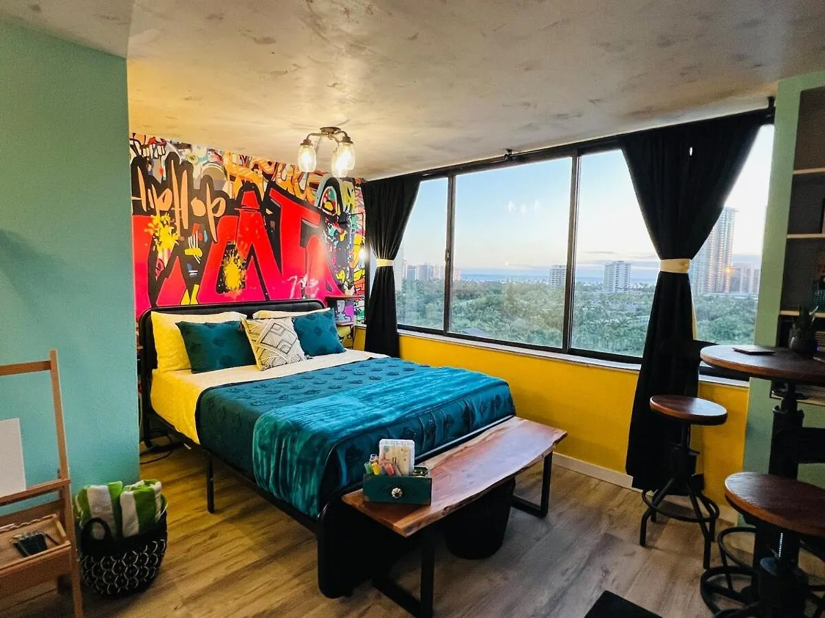 Ferienwohnung Ocean View Art Inspired Loft Honolulu Apartment