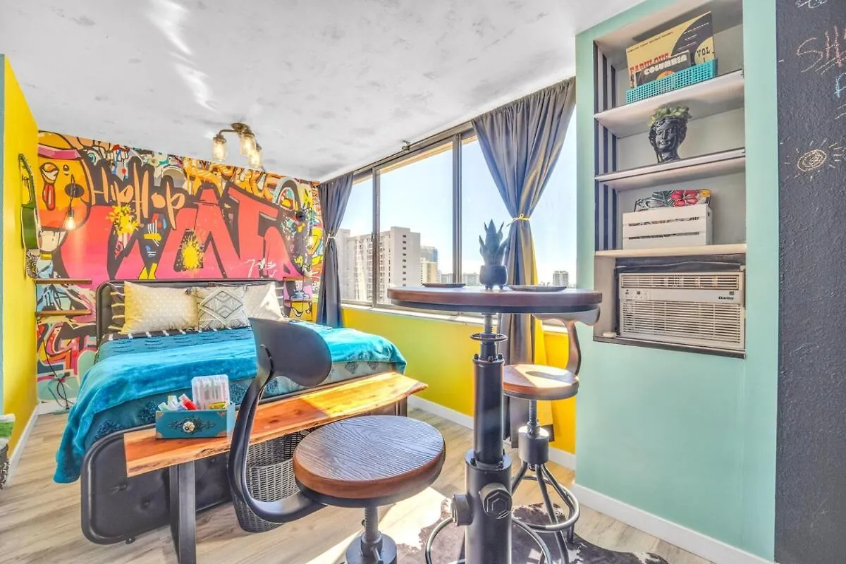 Ocean View Art Inspired Loft Apartment Honolulu United States